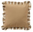 Dutch Decor Kissenhülle Bella Beige/Weiß Rüschen Bild 1