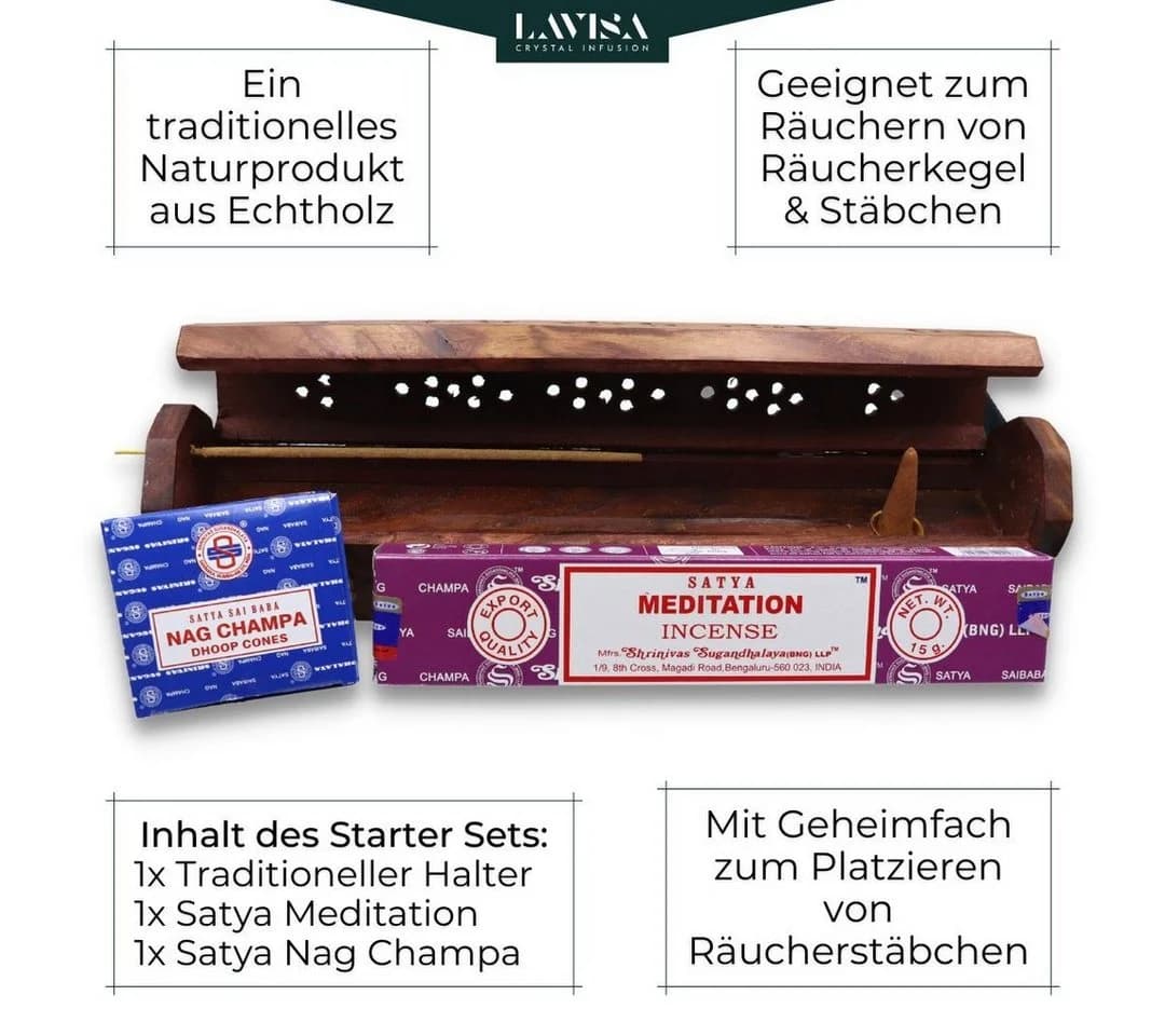 Satya Incense Räucherstäbchen-Halter Turm Brett