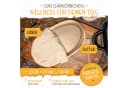 Krustenzauber Brotbackform Gusseisen Topf inkl. Rattan-Gärkorb Bild 4