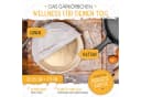Krustenzauber Brotbackform Gusseisen Topf inkl. Rattan-Gärkorb Bild 4