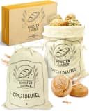Krustenzauber Brottasche Leinen Brotbeutel 2er Set Bild 2