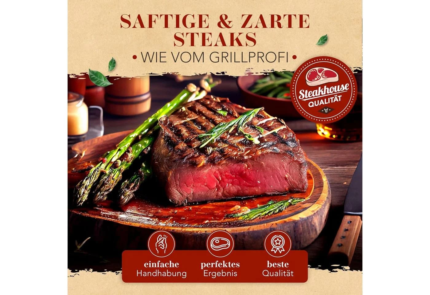 Krustenzauber Bratpfanne Gusseisen Induktion Fein Geschliffen - Bild 2
