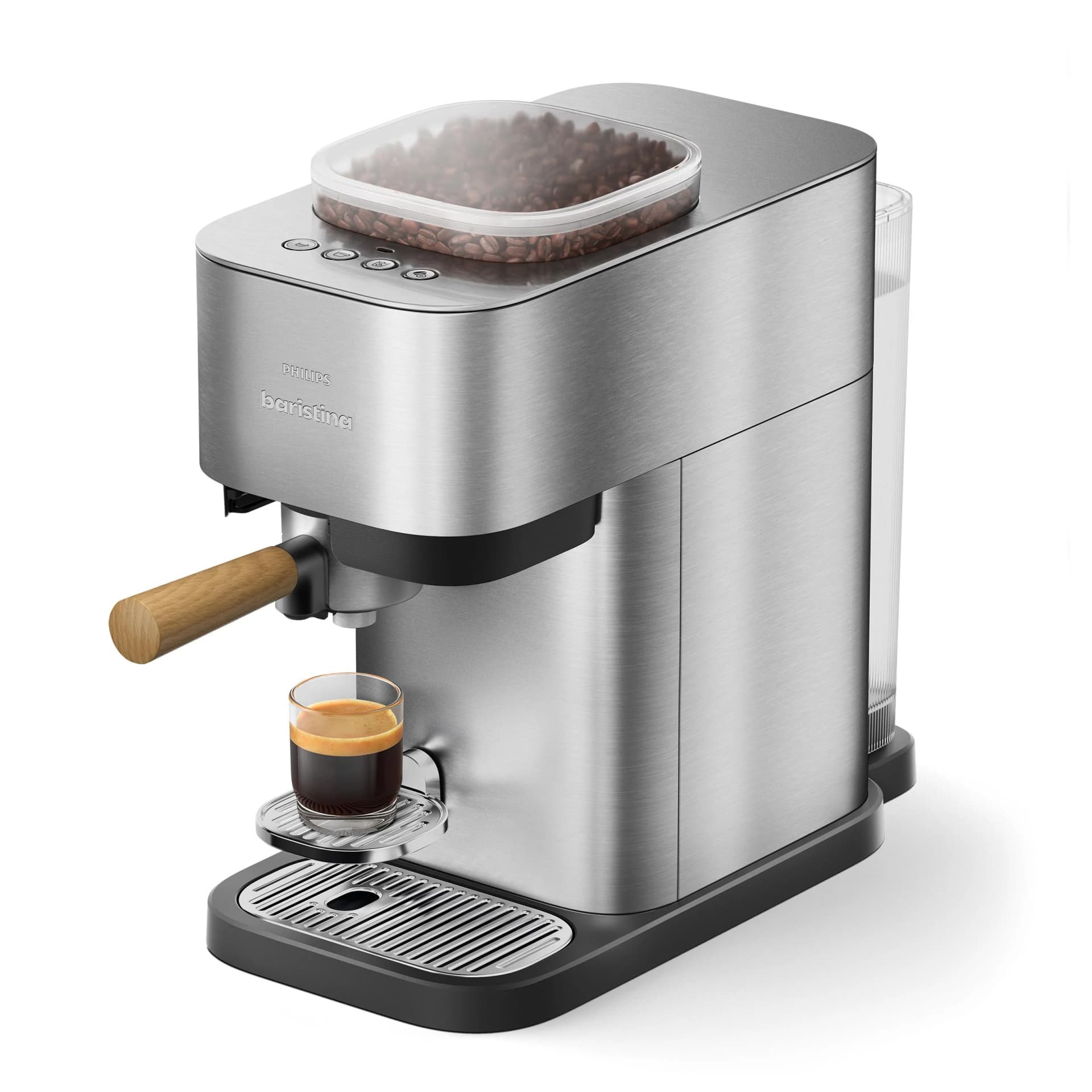 PHILIPS BARISTINA Espressomaschine Plus in Edelstahl BAR500/00 mit Mahlwerk für ganze Bohnen - Bild 2