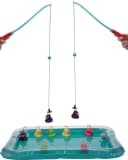 Koopman Spielzeug-Gartenset Entenangeln Wasserspiel Angelspiel Pool + 10 Enten Bunt Bild 1