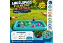 Koopman Spielzeug-Gartenset Entenangeln Wasserspiel Angelspiel Pool + 10 Enten Bunt Bild 2