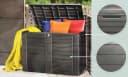 Koopman Kissenbox Auflagenbox Gartenkiste Anthrazit Bild 4
