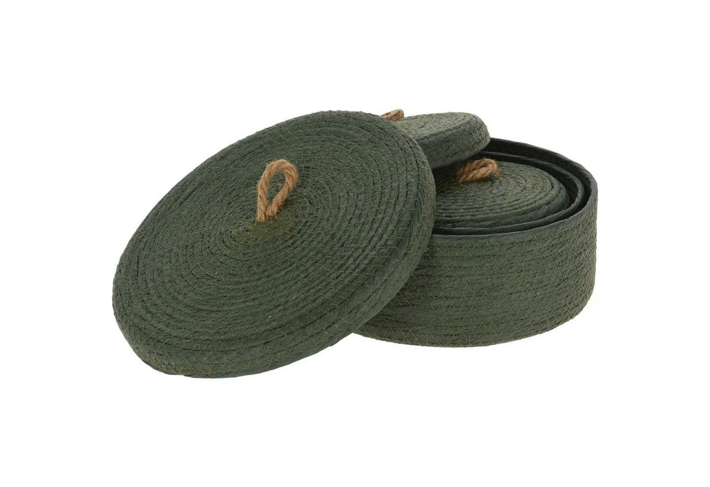 Home & styling collection Aufbewahrungskorb 3-tlg. Jute/Papier
