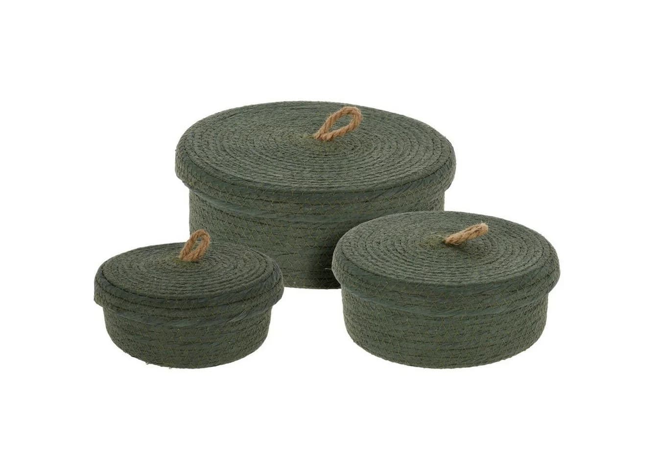 Home & styling collection Aufbewahrungskorb 3-tlg. Jute/Papier - Bild 2