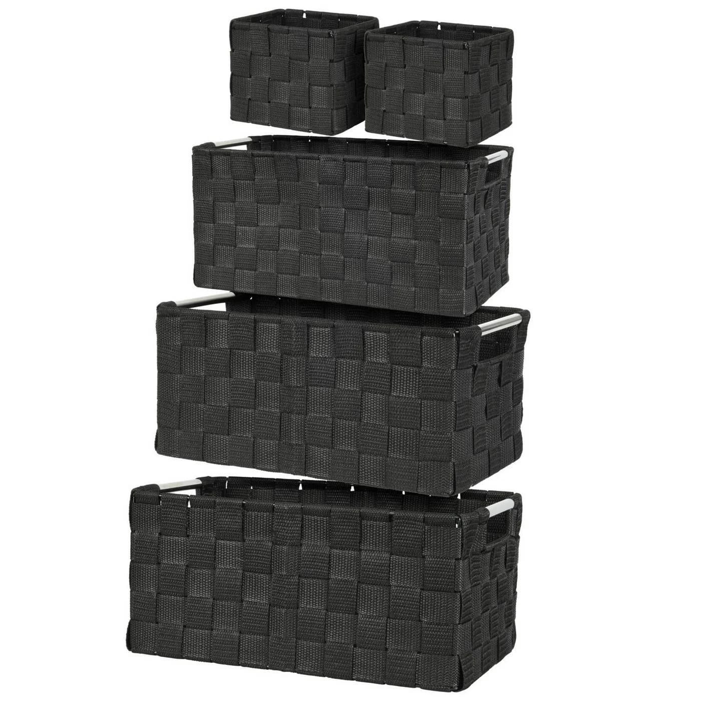 Home & styling collection Aufbewahrungskorb Set 5-teilig Papier