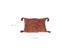 Home & styling collection Dekokissen Regenbogenmuster Terrakotta Bild 1