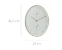 Home & styling collection Wanduhr mit Thermometer und Hygrometer Gold Bild 1