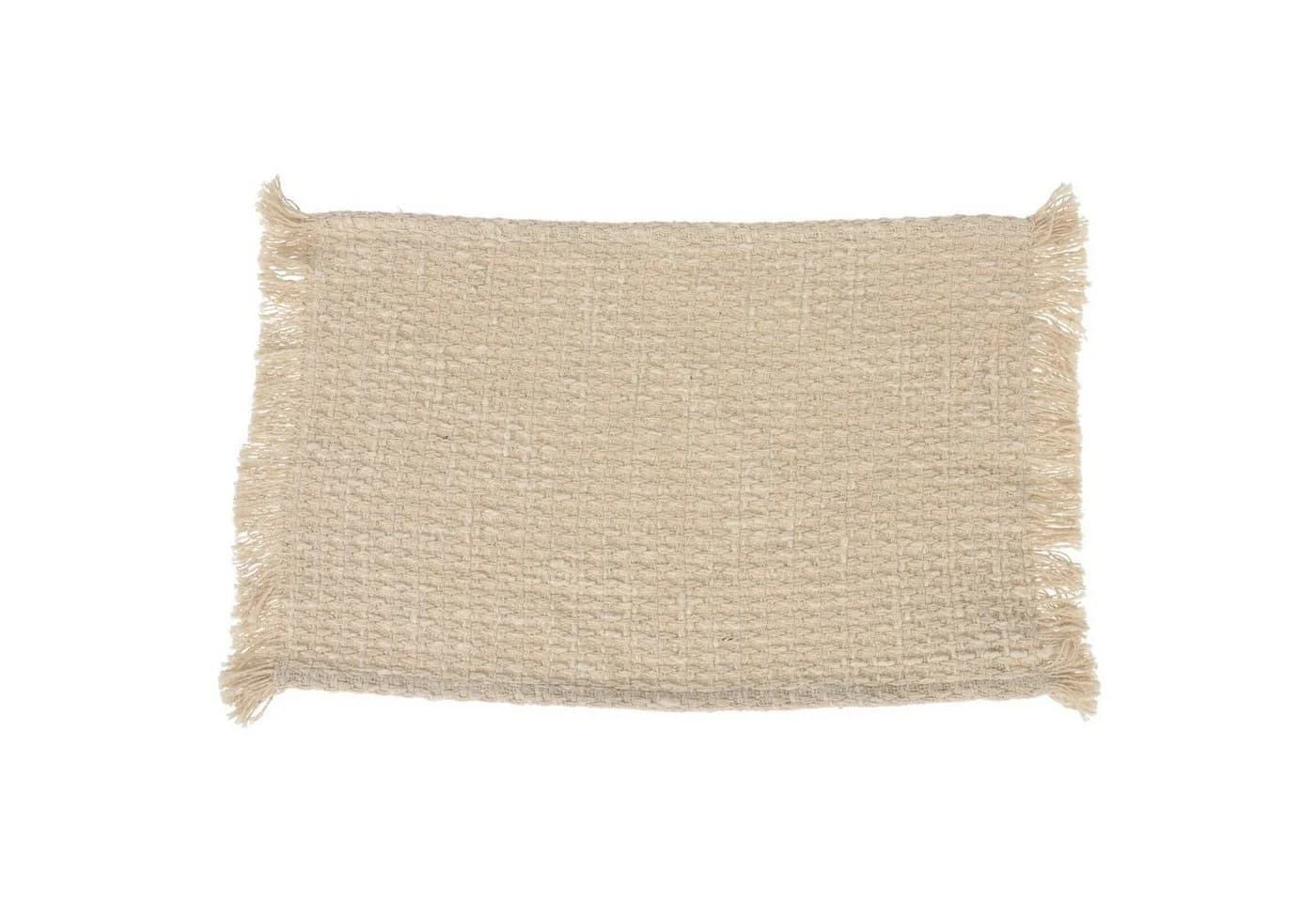 Home & styling collection Tischdecke Beige 100% Baumwolle