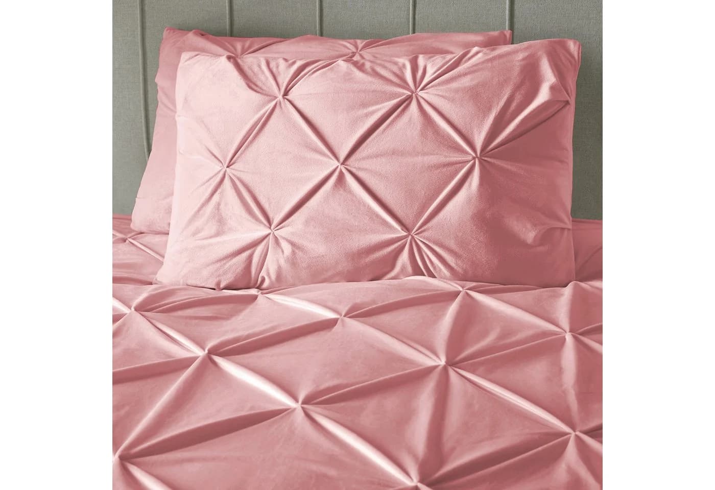 Sitheim-Europe Bettwäsche Velvet Pintuck Samt 3-teilig - Bild 3