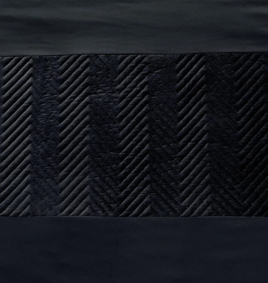 Sitheim-Europe Bettwäsche Velvet Crossline Samt 3-teilig Schwarz - Bild 3