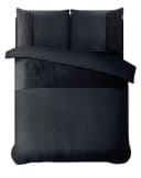 Sitheim-Europe Bettwäsche Velvet Crossline Samt 3-teilig Schwarz Bild 5