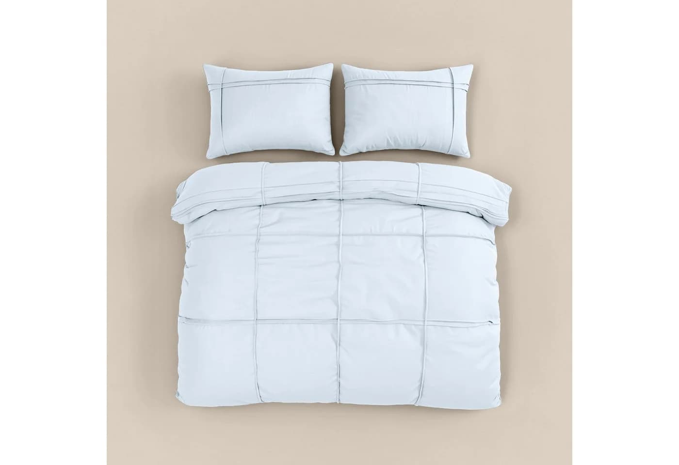 Sitheim-Europe Bettwäsche Washed Tufted Bettbezug Mikrofaser 3 teilig - Bild 3