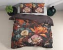 Sitheim® Bettwäsche 3-teilig 100% Baumwollsatin Blumenmuster Bunt Bild 1