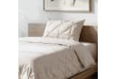 Sitheim-Europe Bettwäsche Border Pintuck Mikrofaser Beige 3-teilig Bild 3