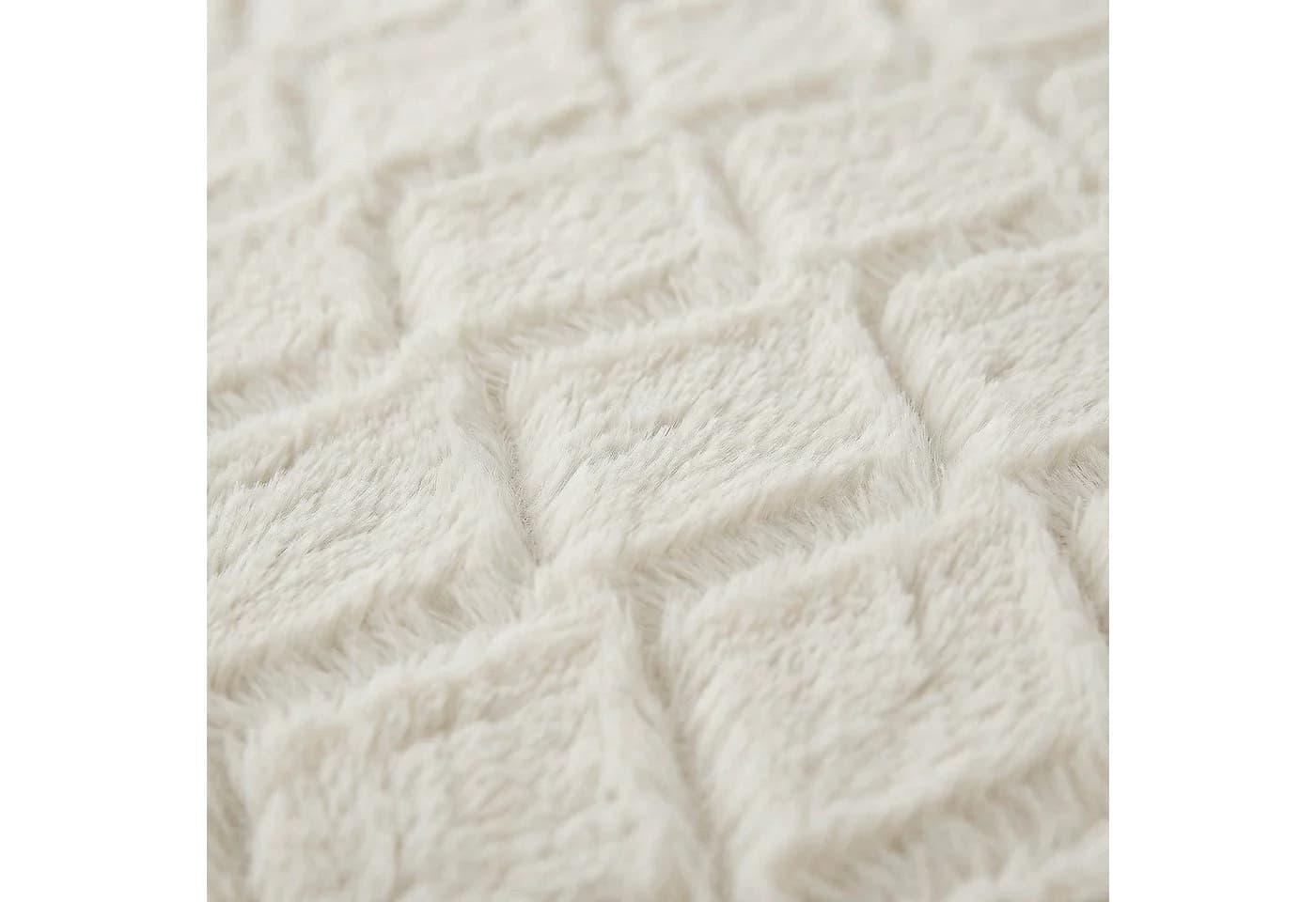 Sitheim-Europe Bettwäsche Teddy Faux Fur Syon 3-teilig Beige Mikrofaser - Bild 4
