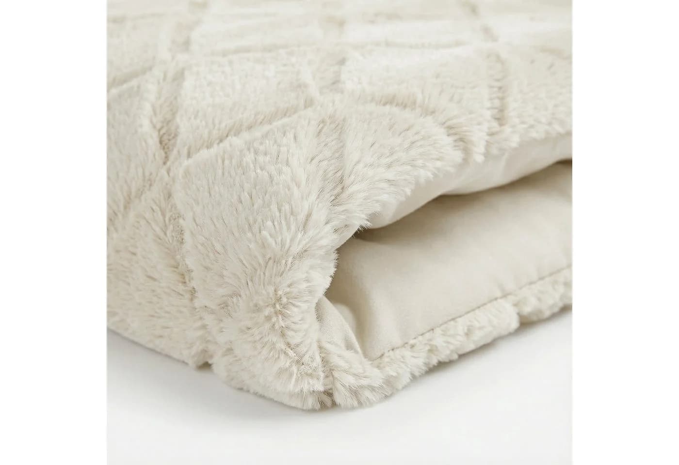 Sitheim-Europe Bettwäsche Teddy Faux Fur Syon 3-teilig Beige Mikrofaser - Bild 5