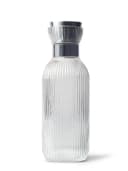 MAMEIDO Wasserkaraffe Kristallglas Edelstahl Ausgießer Bild 2