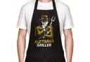 YORA Grillschürze für Männer Schwarz mit Urkunde Bild 2