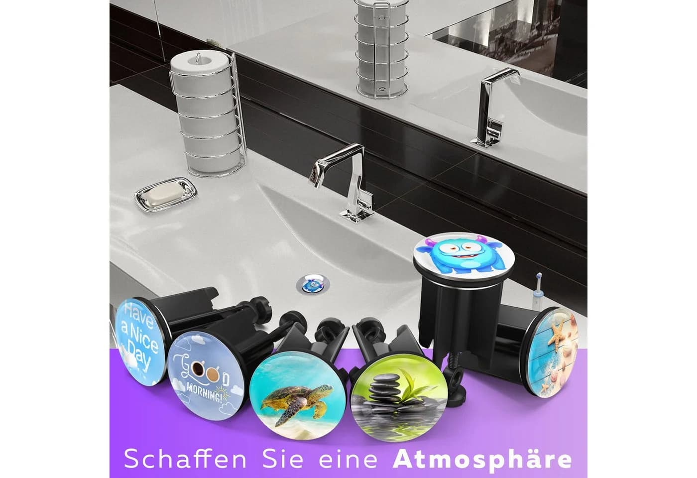 M. Rosenfeld Pop Up Stöpsel für Waschbecken & Bidet - Bild 5