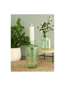 finehomegarden Dekovase 2x Glas Flasche BERLIN Ø9cm H21cm Bild 4