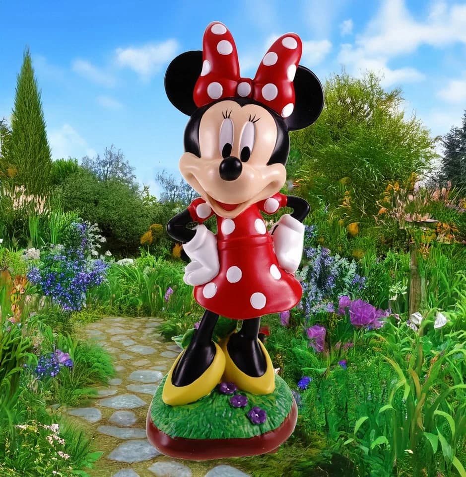 Disney Minnie Mouse Gartenfigur Wetterfest 40cm
