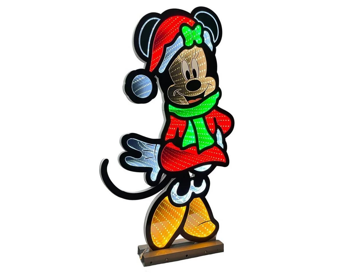 Disney Minnie Mouse LED Dekofigur Infinity Lights 3D Weihnachtsdeko - Bild 5