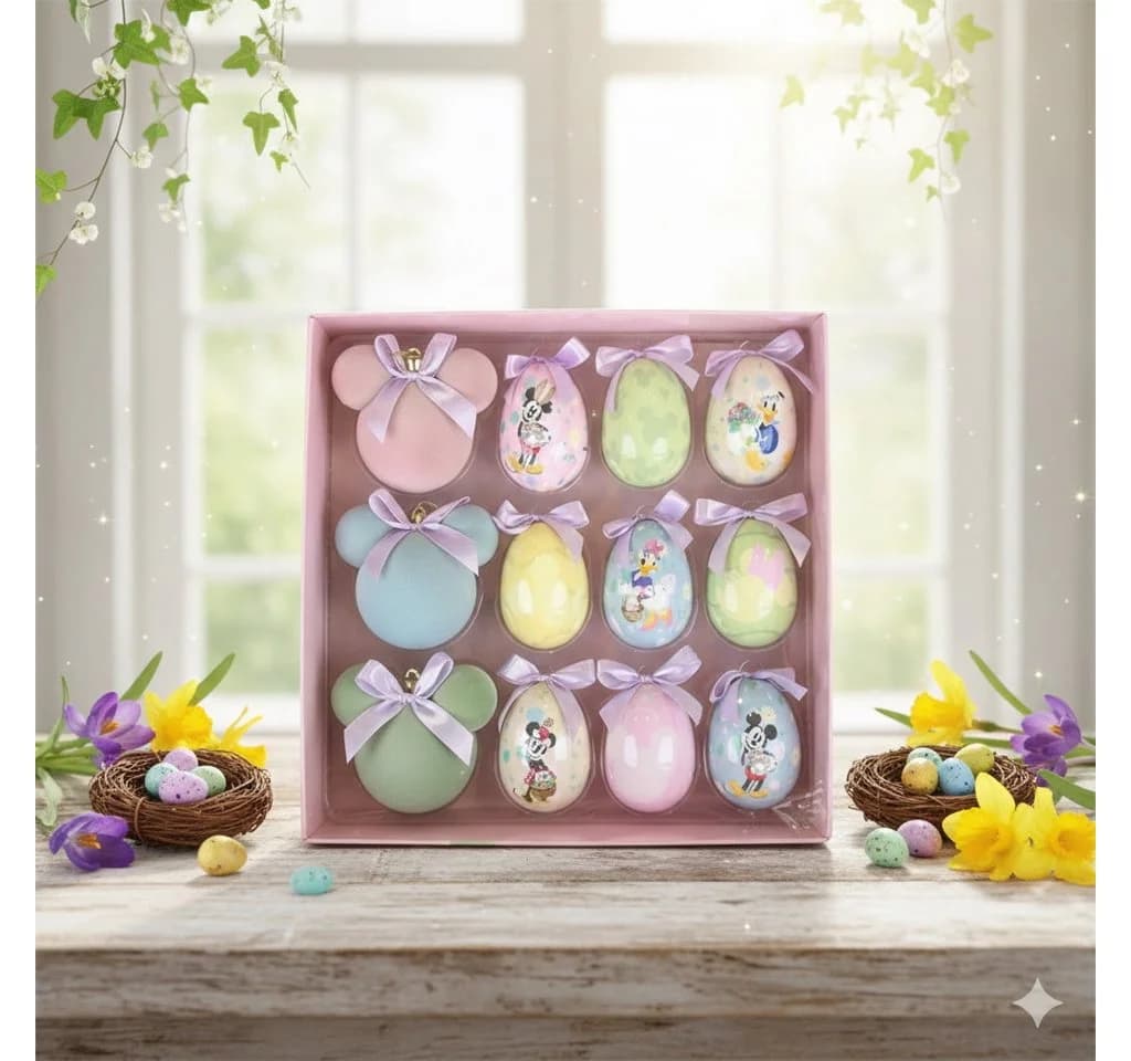 Disney Dekohänger Mickey & Minnie Mouse Ostereier Set 12 Stück