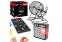 Kyto Bingo Spiel Set mit Trommel, 75 Kugeln, 18 Tickets, 150 Chips & 500 Karten Bild 2