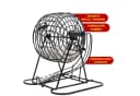 Kyto Bingo Spiel Set mit Trommel, 75 Kugeln, 18 Tickets, 150 Chips & 500 Karten Bild 5