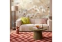 OnlyWow Fototapete Wild Blumen Weiß Modern Vlies Bild 1
