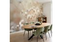 OnlyWow Fototapete Wild Blumen Weiß Modern Vlies Bild 5