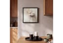 OneMillionCanvasses® Leinwandbild Blume Beige Schattenfugenrahmen Bild 1