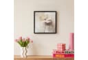 OneMillionCanvasses® Leinwandbild Blume Beige Schattenfugenrahmen Bild 4