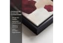 OneMillionCanvasses® Leinwandbild Abstrakt Rot mit Schattenfugenrahmen Bild 3
