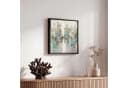 OneMillionCanvasses® Leinwandbild Abstrakt Gold Skyline mit Rahmen Bild 5