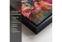 OneMillionCanvasses® Leinwandbild mit Rahmen Rosa Blumen 20x20cm Bild 3
