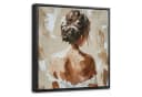 OneMillionCanvasses Leinwandbild mit Rahmen Beige Modern Bild 2