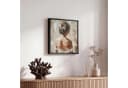OneMillionCanvasses Leinwandbild mit Rahmen Beige Modern Bild 5