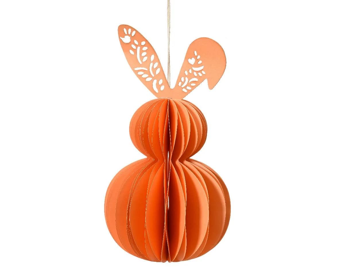 Ostermann Hänger Hase Orange Osterdekoration