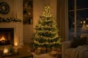 Lumineo LED-Lichterkette COMPACT 500 LED 11 m Soft Gold Dimmbar Timer Bild 4