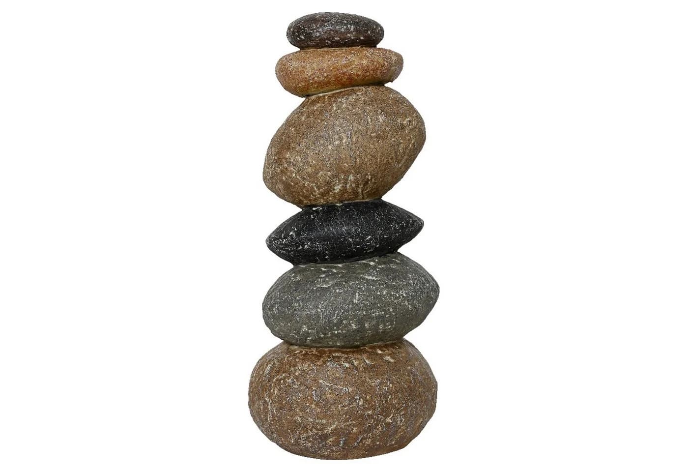 Kaemingk Dekoobjekt ROCK Braun Grau Faserton