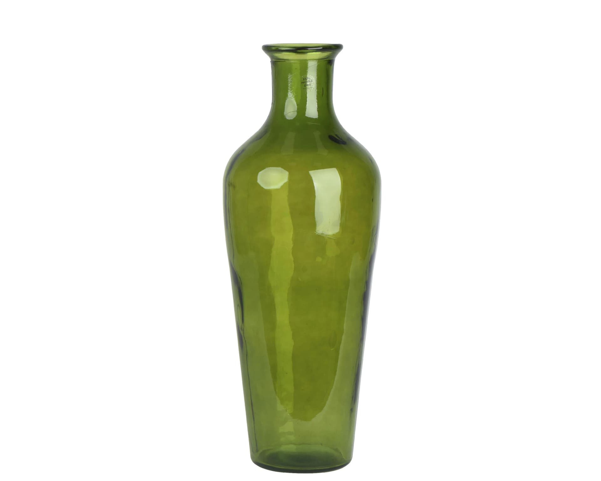 Vase Grün Recycleglas