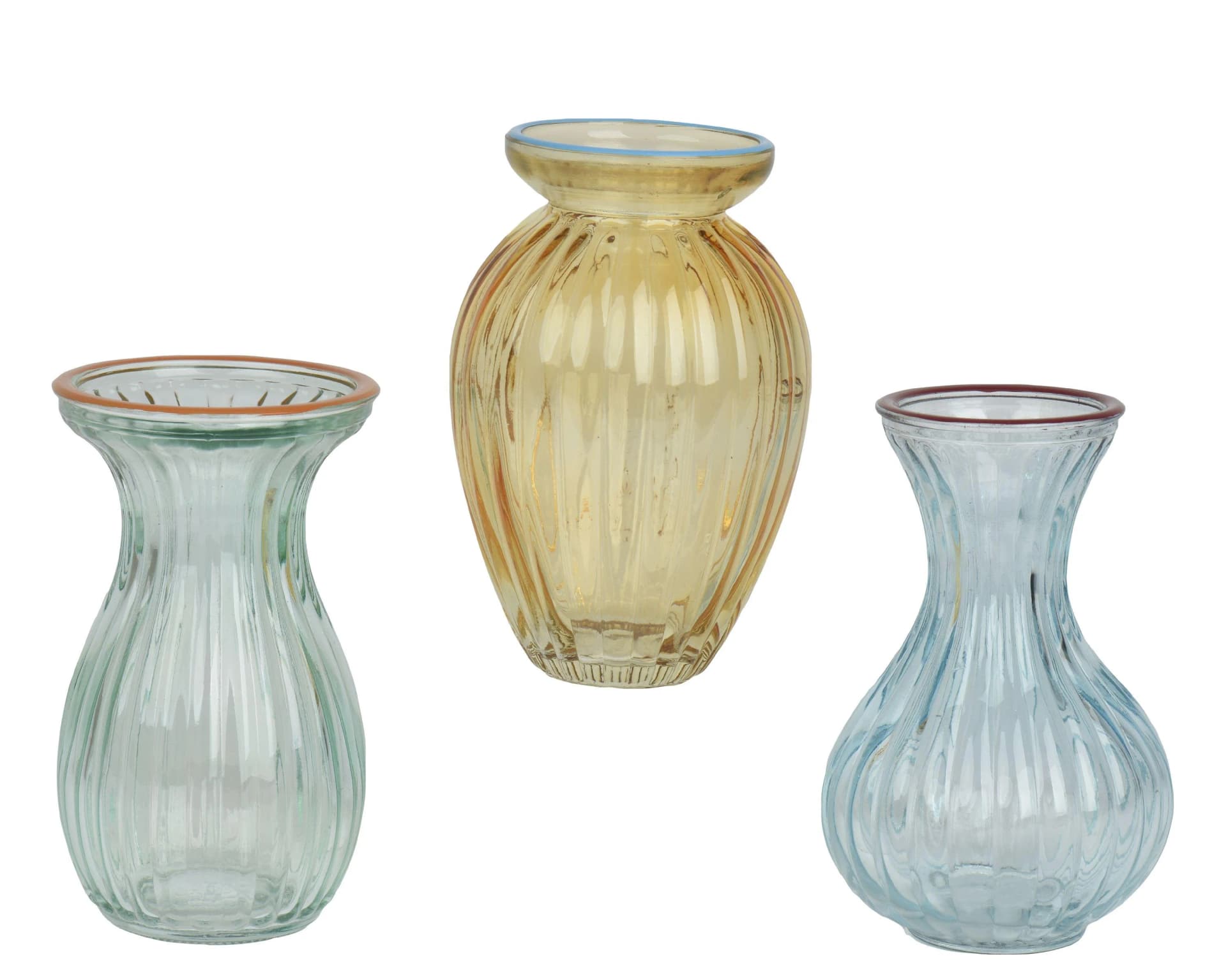 SONSTIGE Vase Bunt Glas