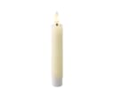 Lumineo LED-Echtwachskerze mit Timer, 14,5 cm, Creme, 2er Pack Bild 1