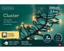 Lumineo LED-Lichterkette CLUSTER 288 LED 2,6 m Soft Gold, 5 m Zuleitung Bild 2