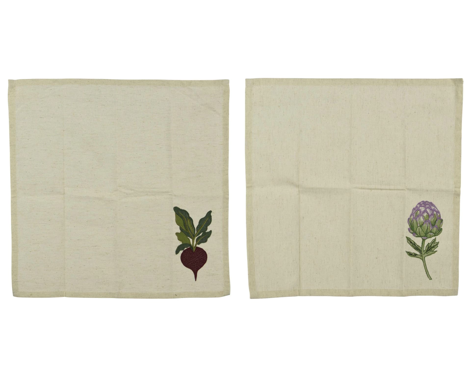 Serviette RADISCHEN/ARTISCHOCK bunt Baumwolle